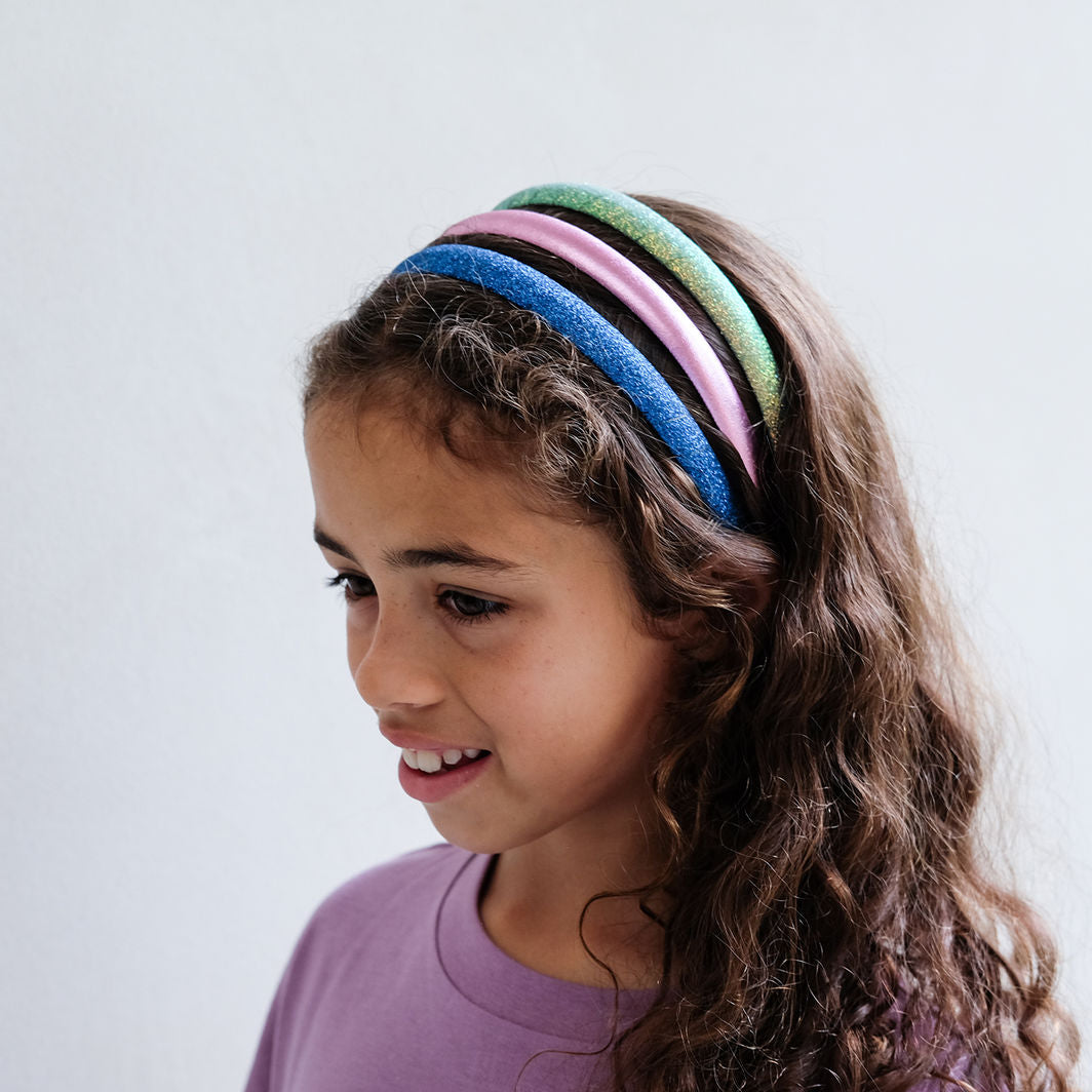 Mimi & Lula Hair Accessories, 3 Headbands - Iridescent Dancing Queen