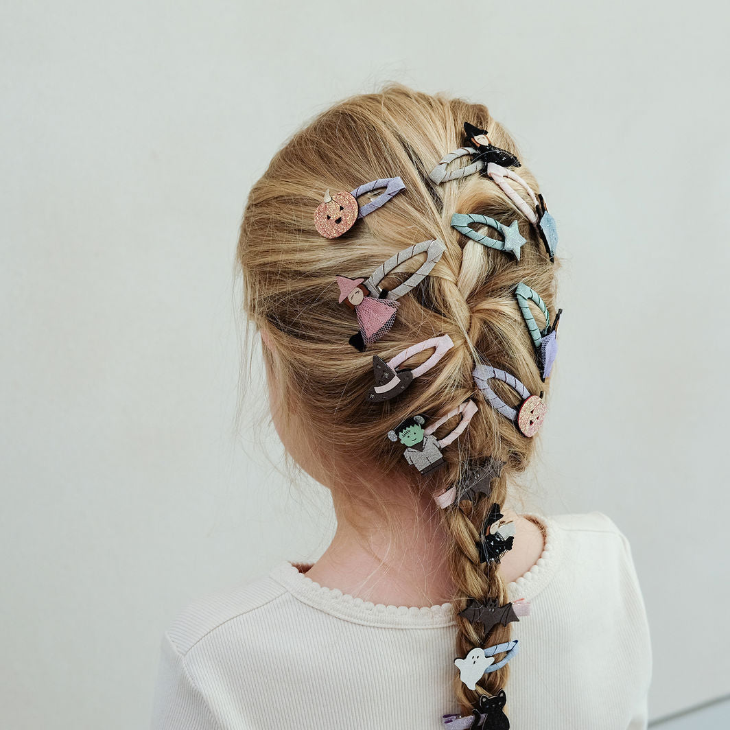 Mimi & Lula Hair Accessories, 8 Hair Ties - Mini Halloween