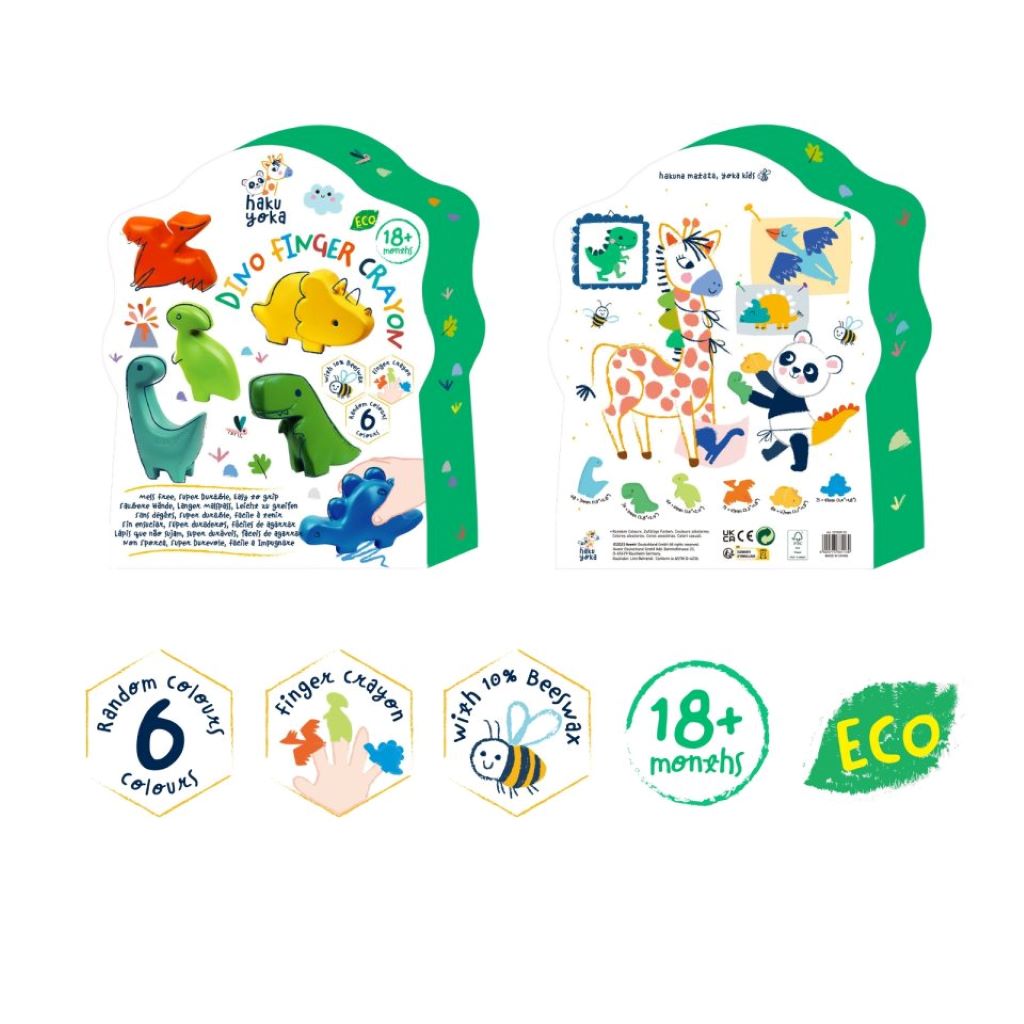 Haku Yoka, My First Colors - Dinosaurs