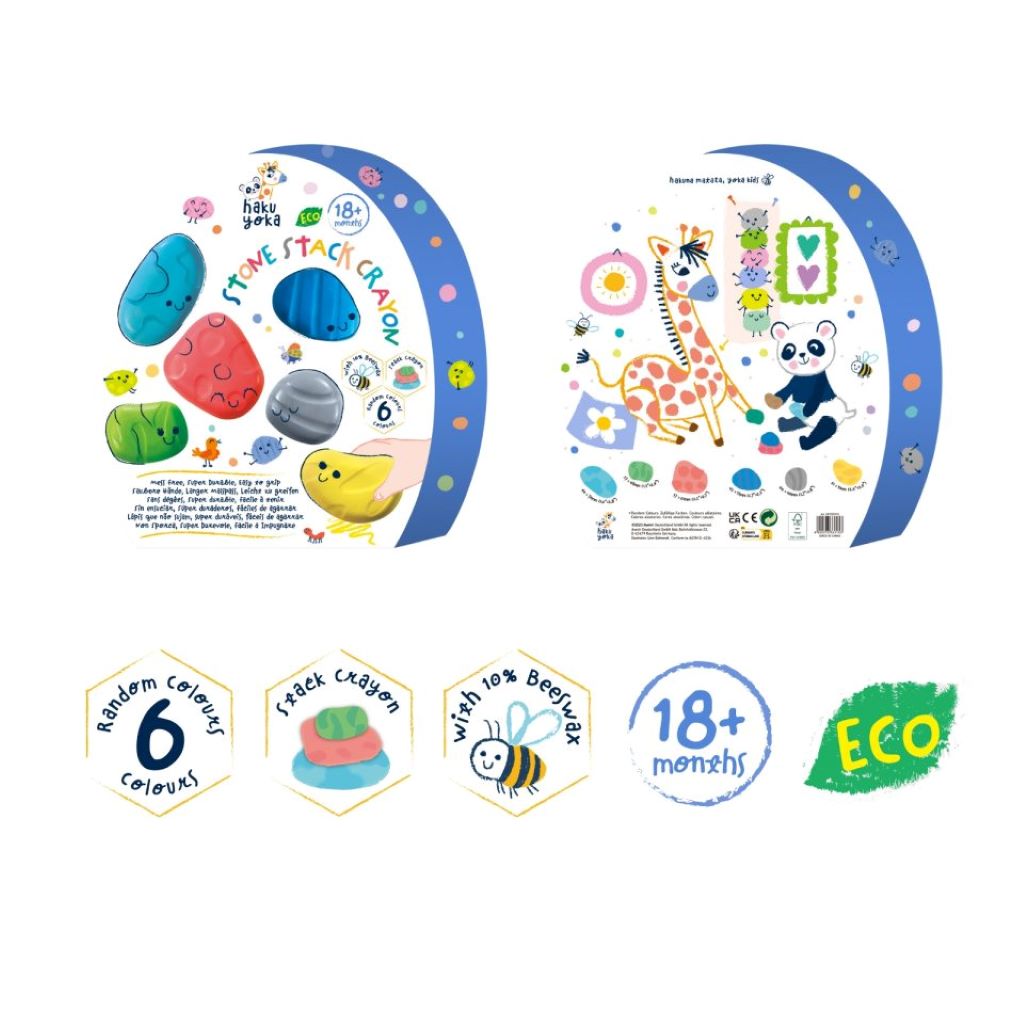 Haku Yoka, My First Colors - Stone Shaped