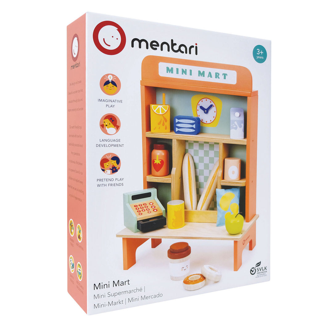 Mentari Play Food, Mini Shopkeeper Set