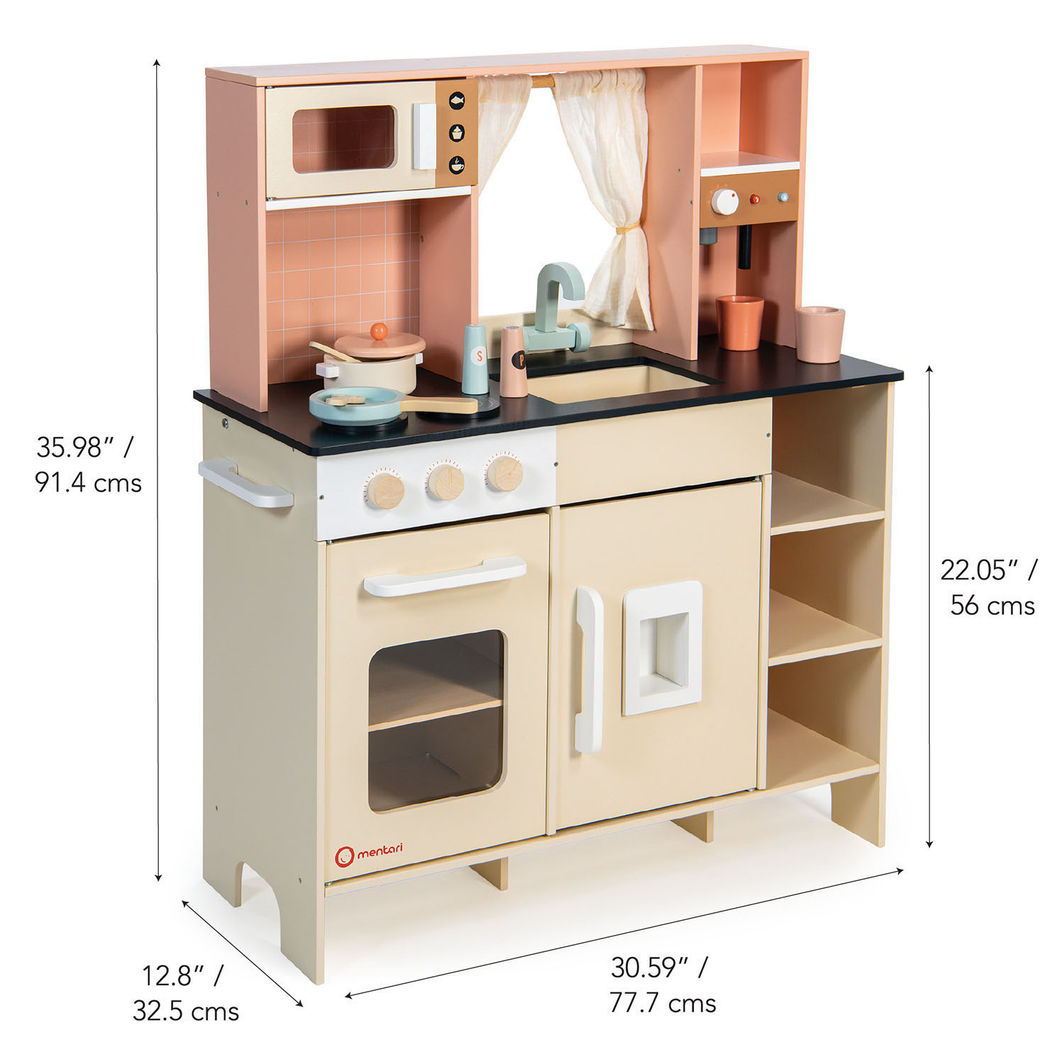 Mentari Large Play Kitchen, Cream