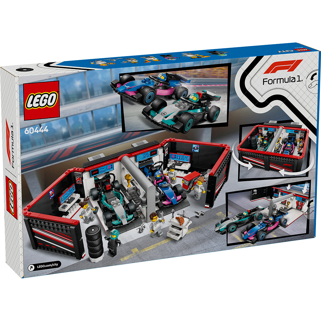 LEGO® City Project Alicia 2025, F1® Garage: Mercedes-AMG and Alpine Cars