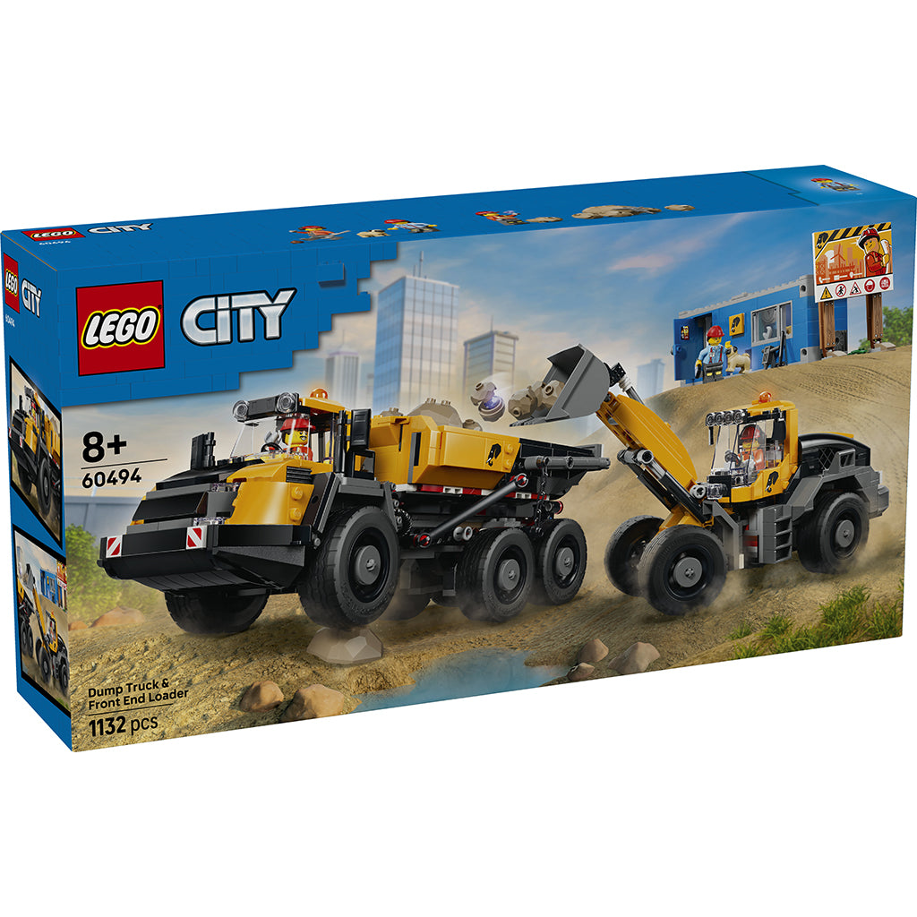 LEGO® City Front Loader and Dump Truck – Building Set 60494