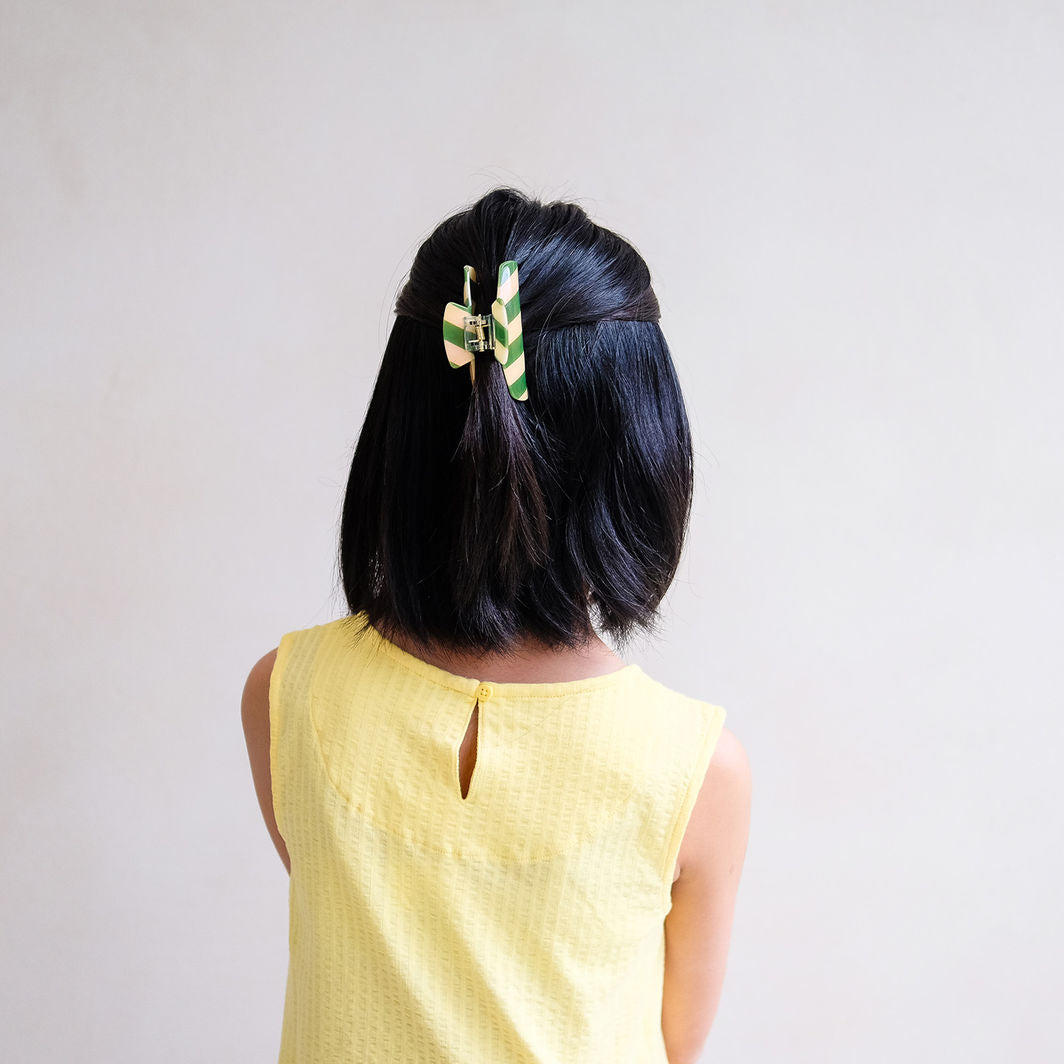Mimi & Lula Hair Clip, Striped Beach