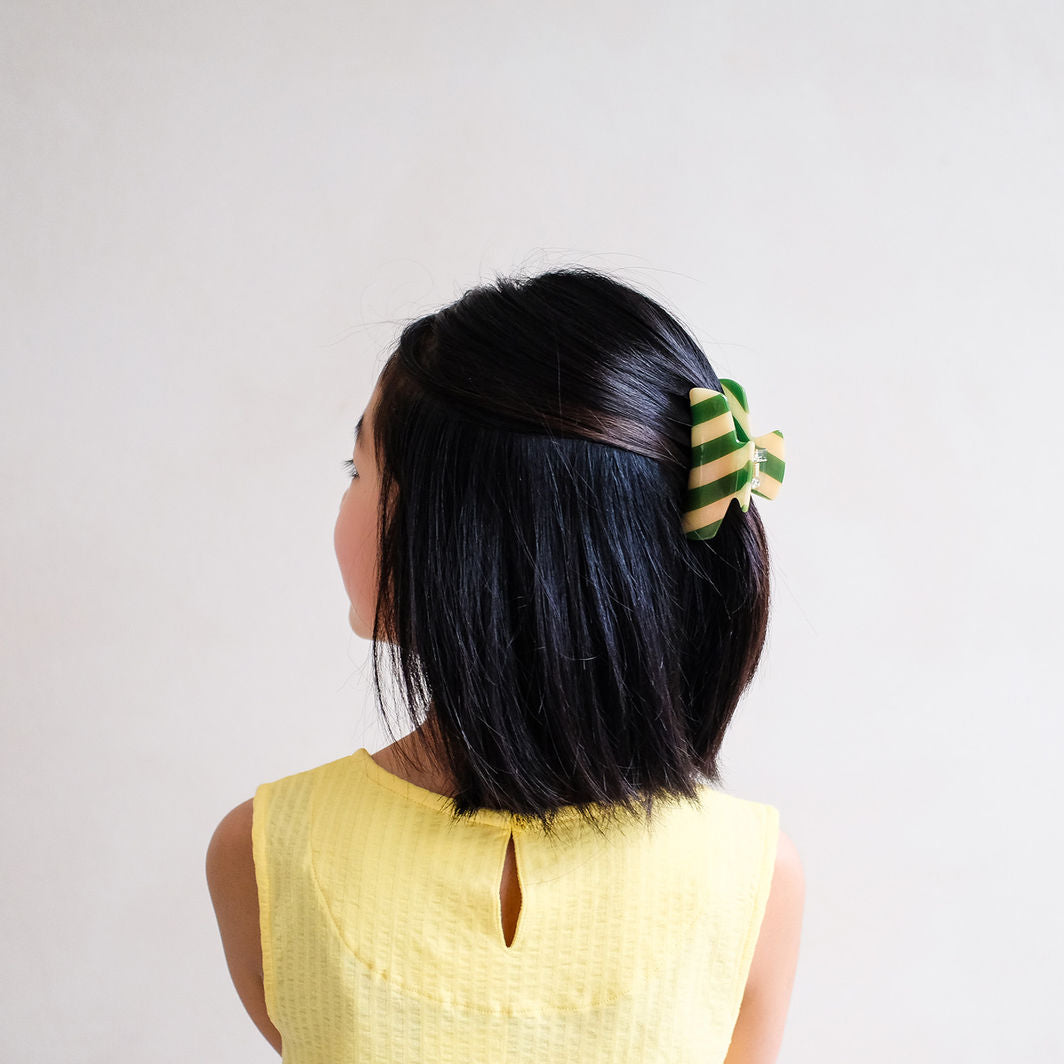 Mimi & Lula Hair Clip, Striped Beach