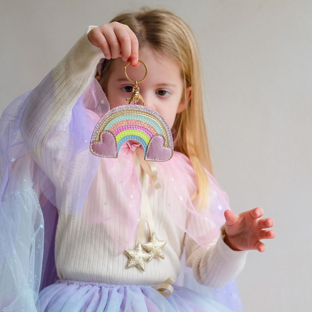 Mimi & Lula Keychain, Rainbow My Little Unicorn