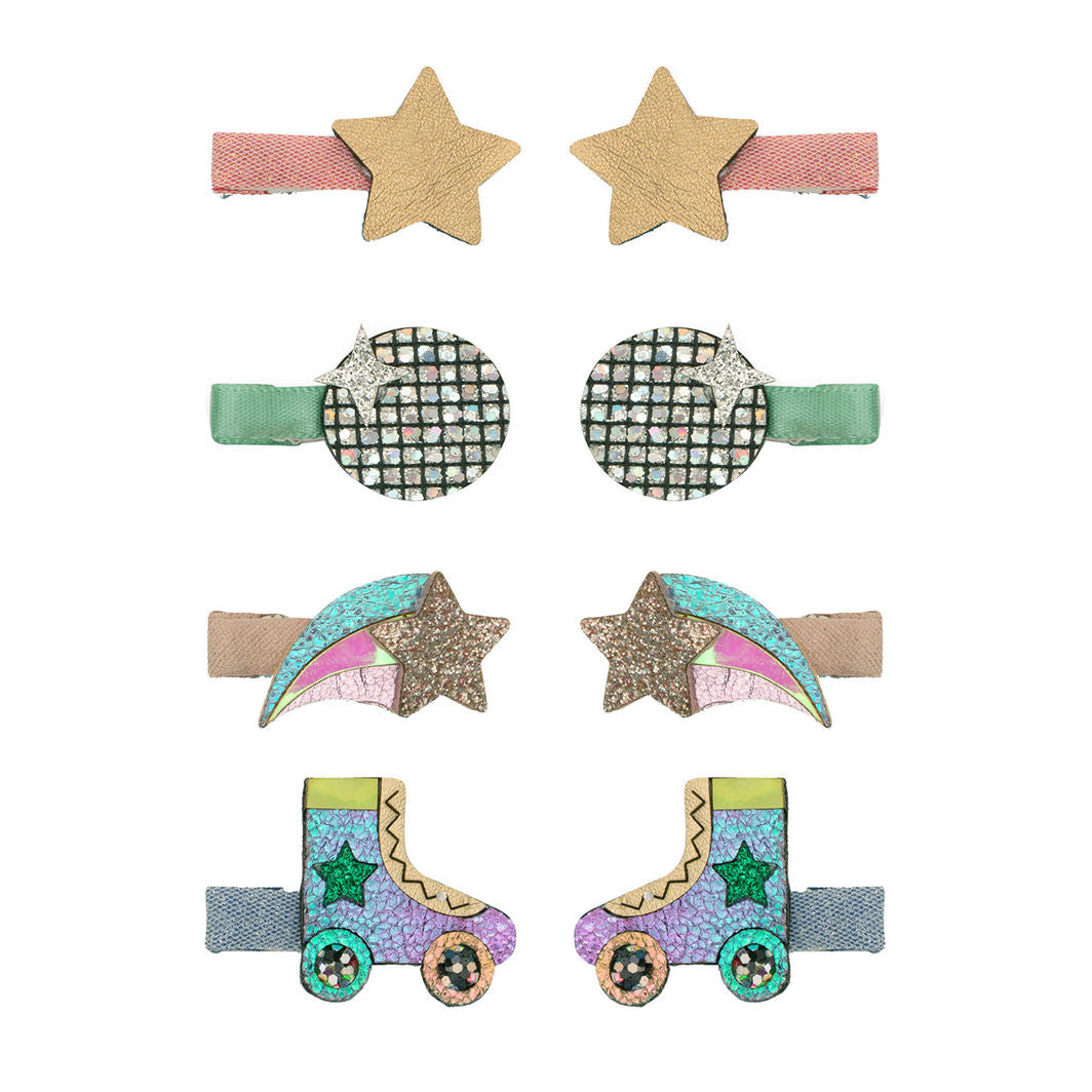 Mimi & Lula - 8 hårclips - mini Disco Diva Dancing Queen