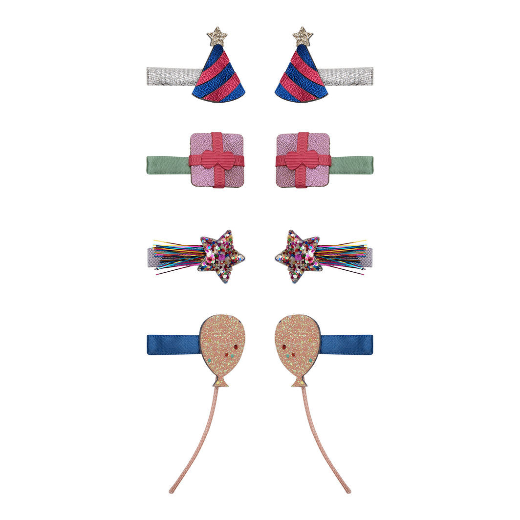 Mimi & Lula - 8 hårclips - Mini Birthday Party Dancing Queen