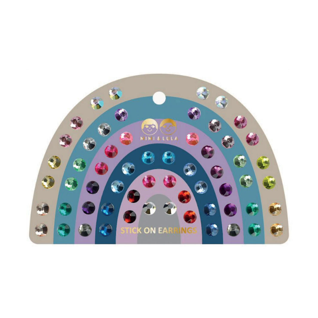 Mimi & Lula Selvklæbende ørestickers 30 par - Colour Gem Earrings