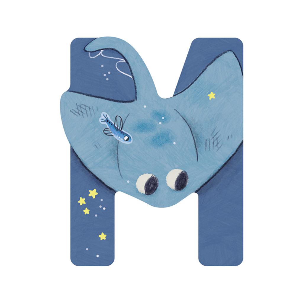 Moulin Roty Wooden Letters, Excluding Æ, Ø, and Å