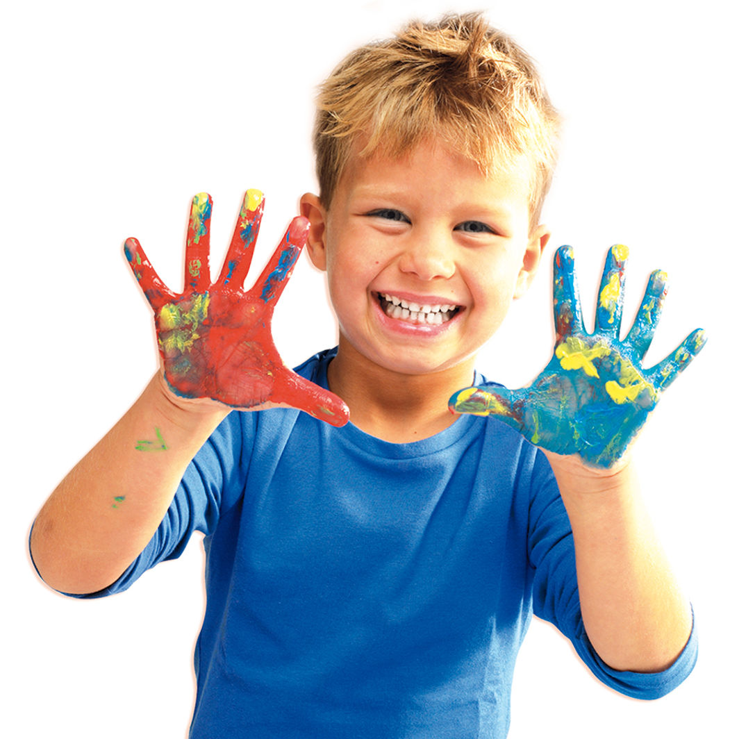 SES Creative, Finger Painting Set – 4 x 145 ml