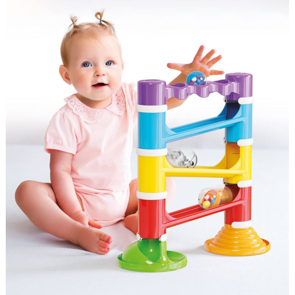 Quercetti Marble Run, Migoga Tower with Sound - 17 Pieces