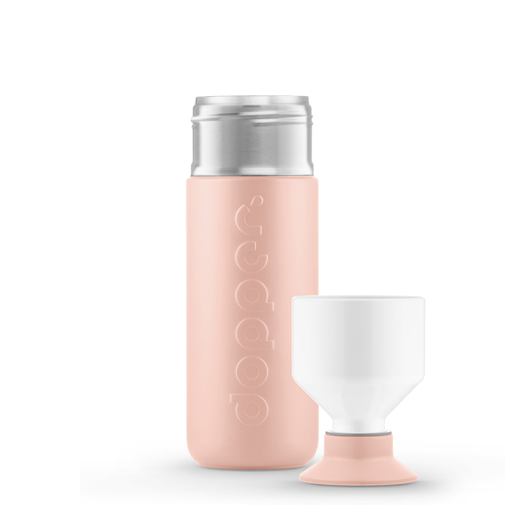 Dopper Insulated 580 ml Thermo Bottle - Pebble Peach