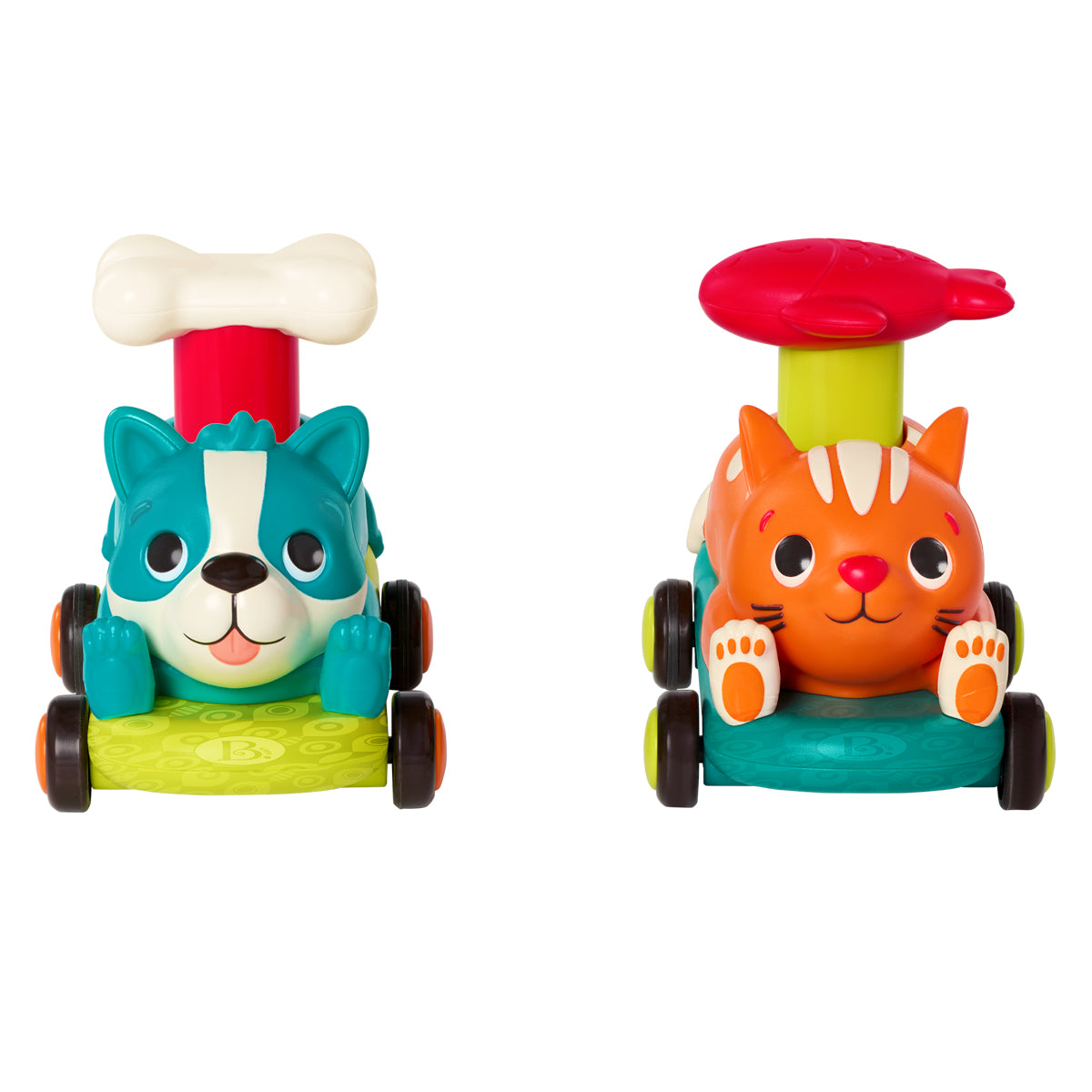 B Toys Animal Cars, Push & Go, Assorted Variants - Price is for 1 Piece