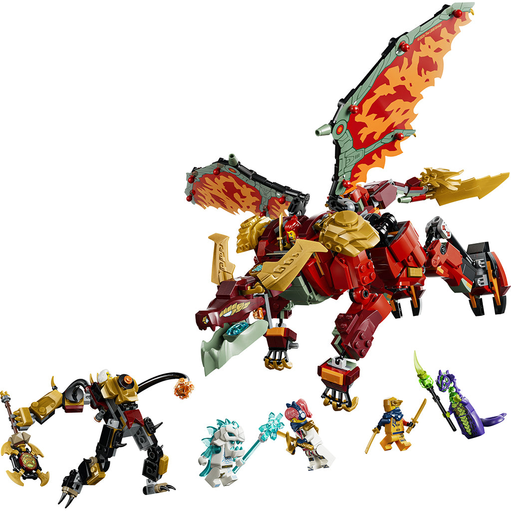 LEGO® NINJAGO® Wyldfyre Transforming Dragon-Mech 71868