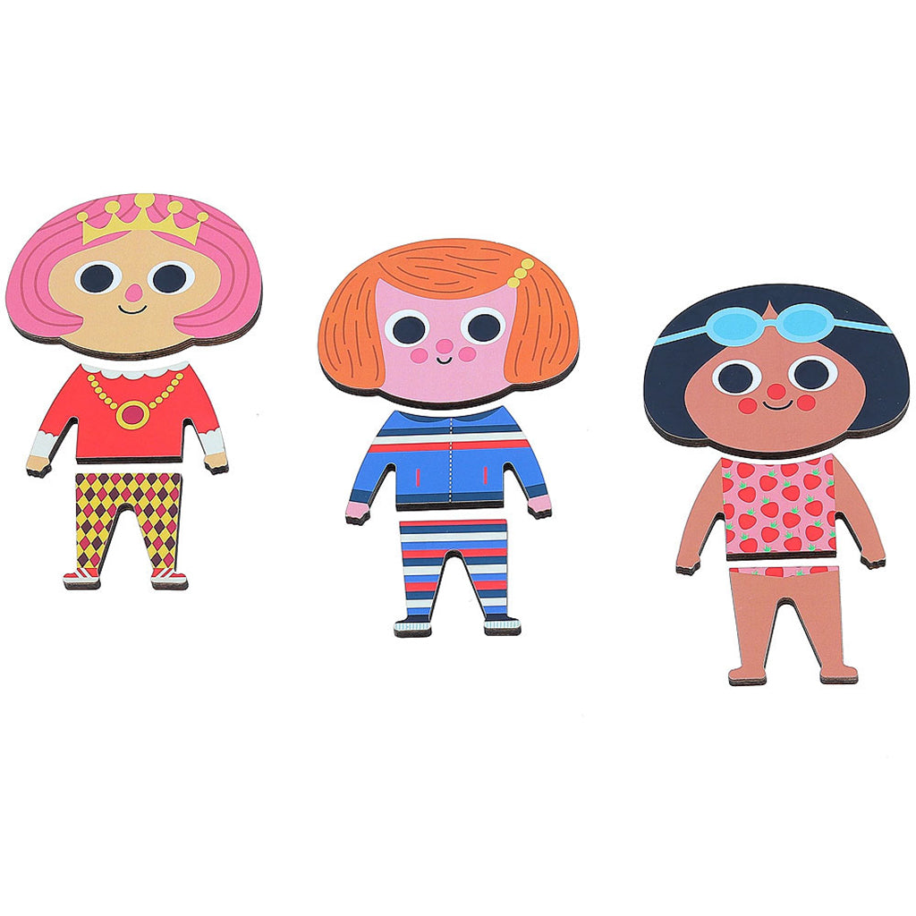 Vilac Wooden Puzzle, 6 x 3 Pieces - Jane by Ingela P Arrhenius