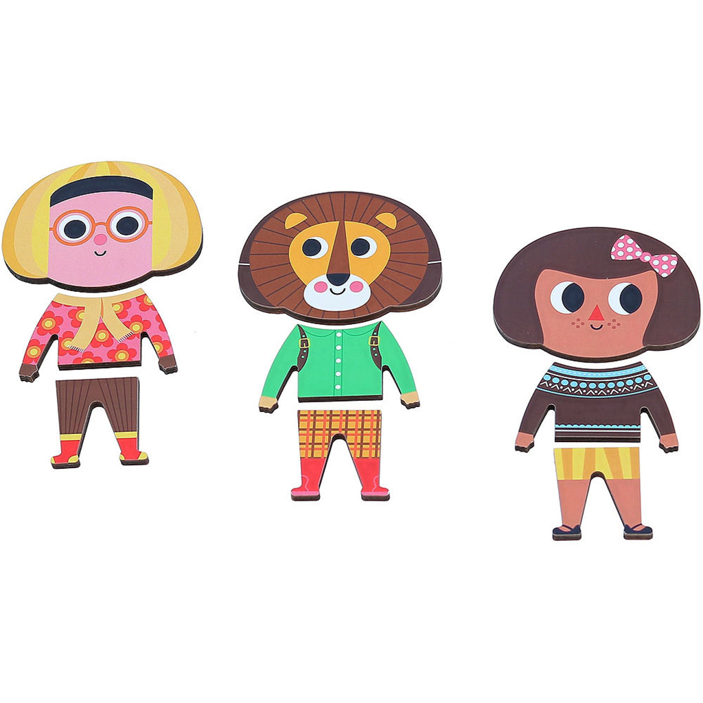 Vilac Wooden Puzzle, 6 x 3 Pieces - Jane by Ingela P Arrhenius