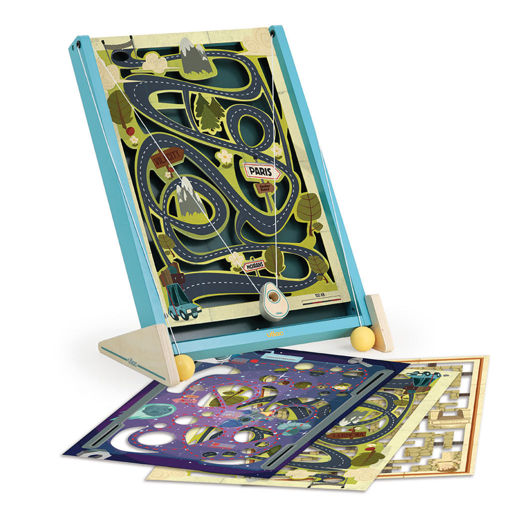 Vilac Maze Game with 3 Boards