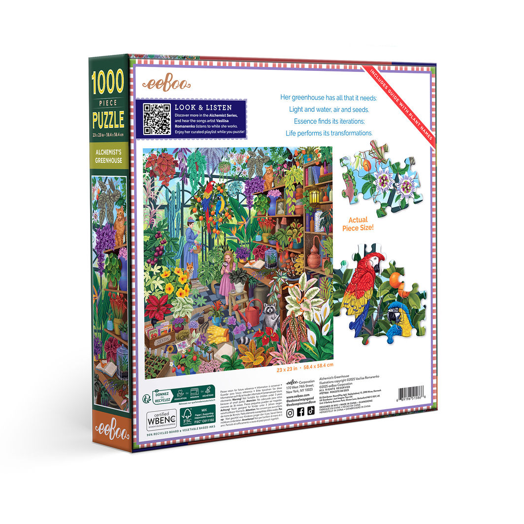 eeBoo Puzzle 1000 Pieces, Alchemist&