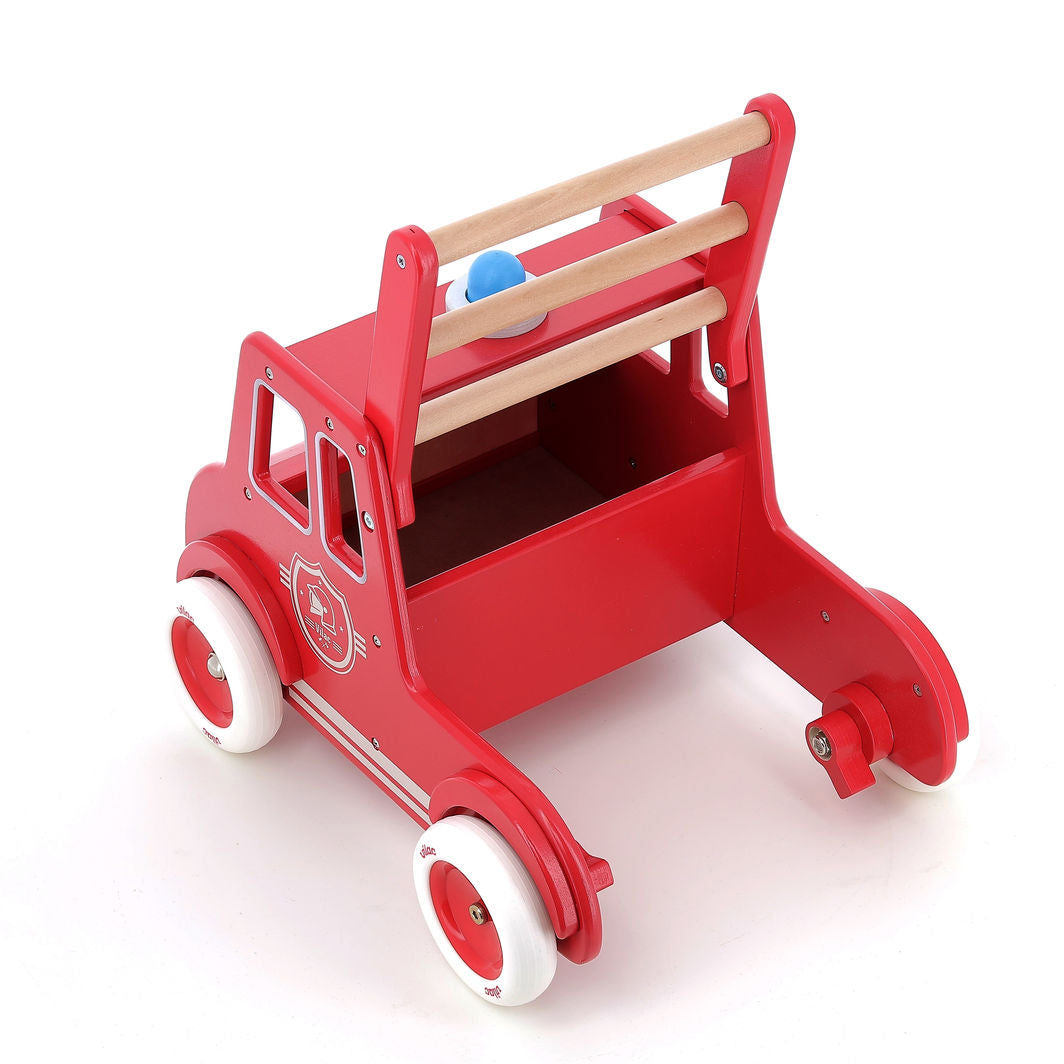 Vilac Push Cart, Fire Truck