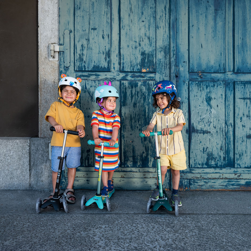 Micro Helmet, 3D Dragon - Size S (Ages 2-5)