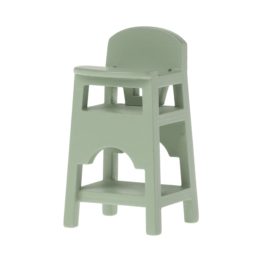 Maileg High Chair for Mice, Mint