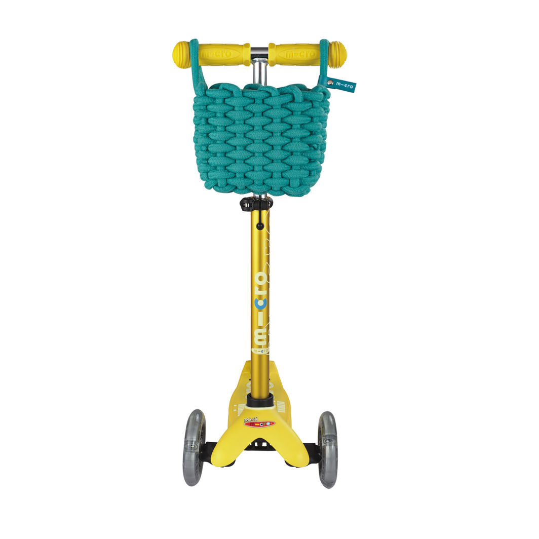 Micro Square Basket for Scooter – Green