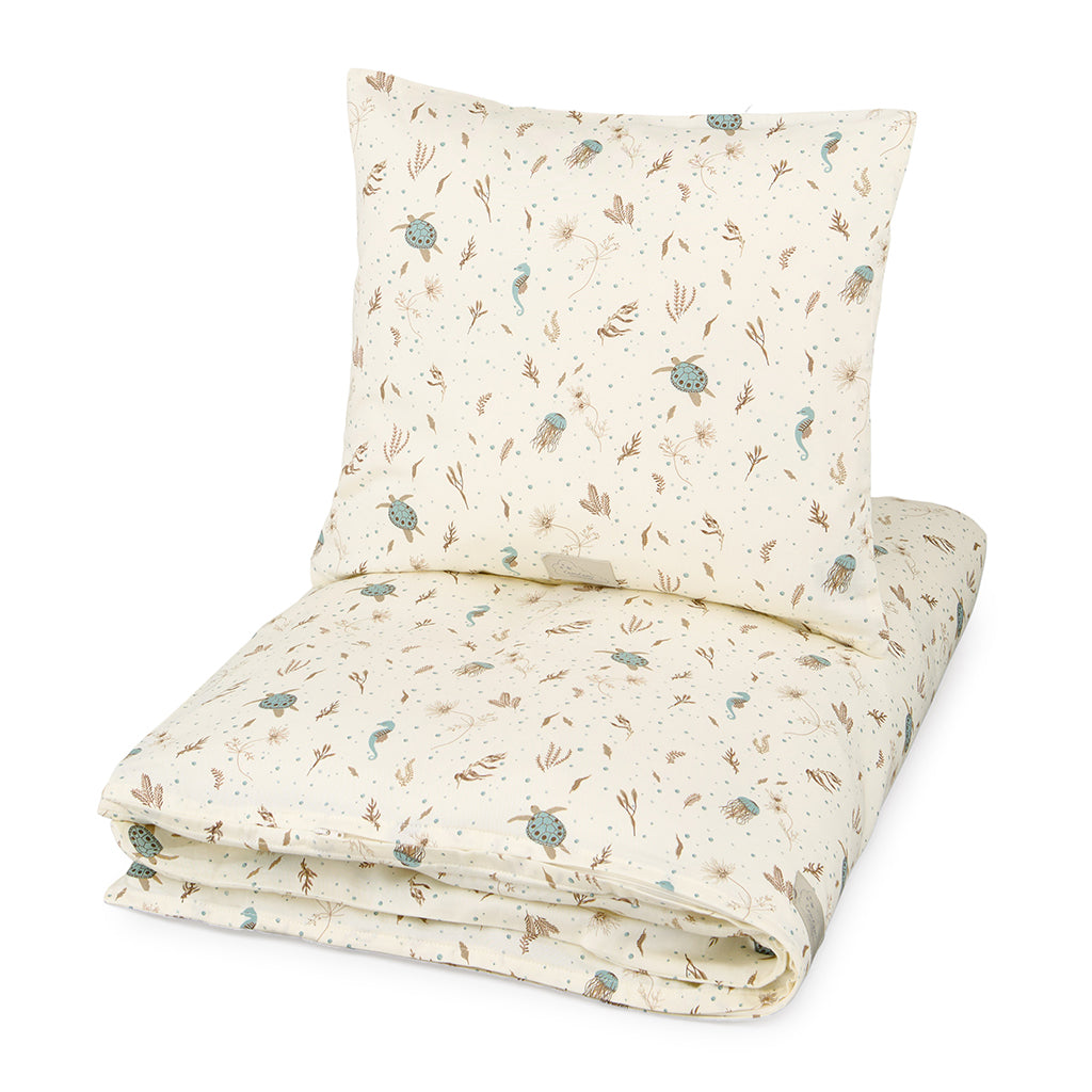 Cam Cam Adult Bedding, Organic - Sea Garden