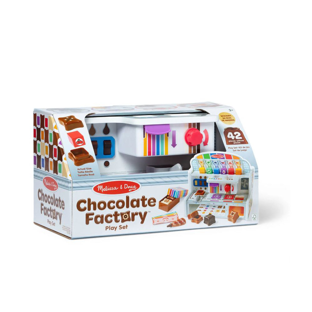 Melissa & Doug Wooden Play Food, Chocolate Factory