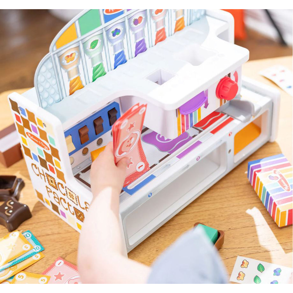 Melissa & Doug Wooden Play Food, Chocolate Factory