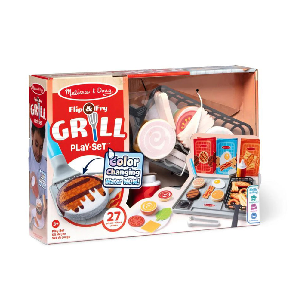 Melissa & Doug Water Wow legemad med vandaktiverede farveskift, Grill