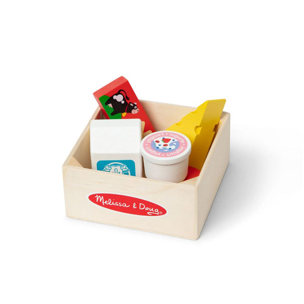 Melissa & Doug Legemad i træ, Mejeriprodukter