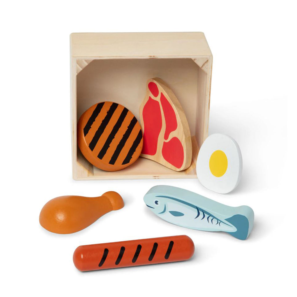 Melissa & Doug Wooden Play Food, Protein Foods