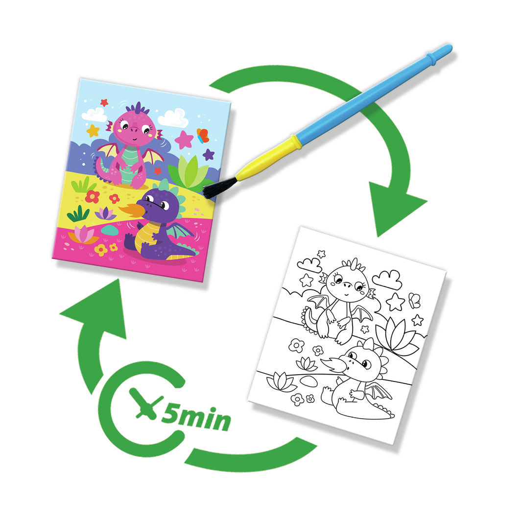 SES Creative, Paint with Water - Fantasy Coloring Book