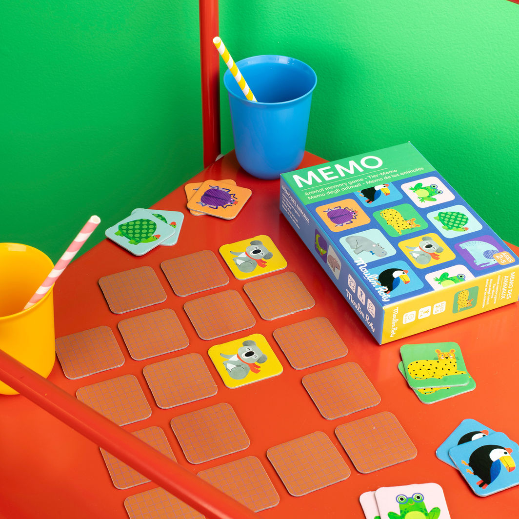 Moulin Roty - Game - Memory Game - Animals - Les Toupitis