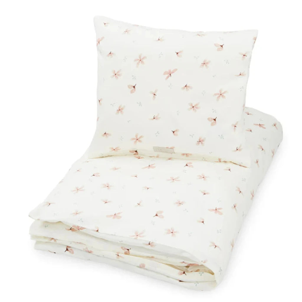Cam Cam Baby Bedding, Organic - Windflower Creme
