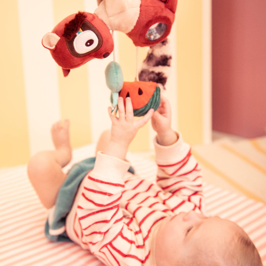 Lilliputiens, Elvis Hanging Toy for Stroller and Car Seat