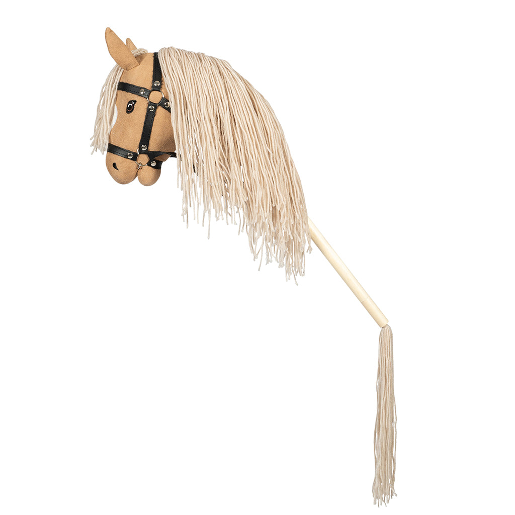 By Astrup Hobby Horse with Open Mouth and Detachable Tail, Beige