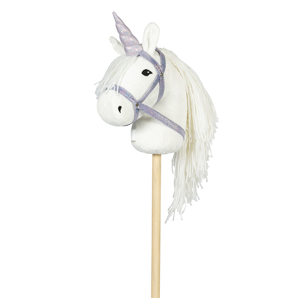 By Astrup Removable Unicorn Horn and Halter for Hobby Horses, Purple (Hobby Horse not included)