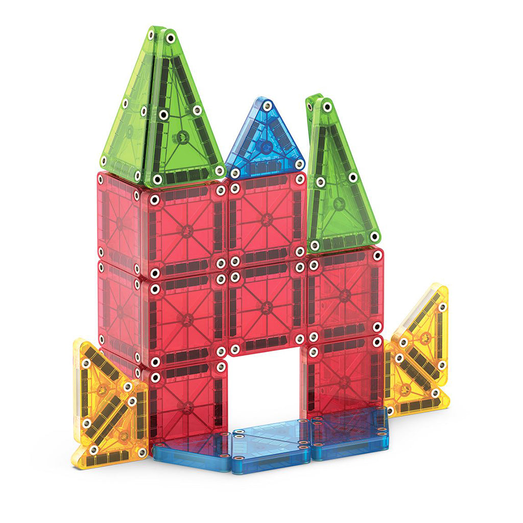 Magna-Tiles MicroMags Travel Set, Magnetic Construction Kit with 26 Pieces