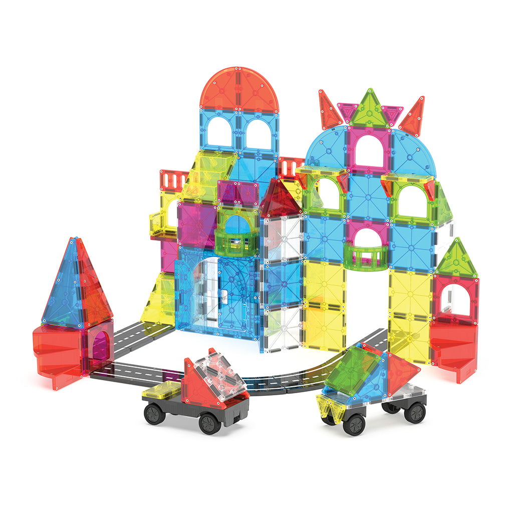 Magna-Tiles Magnetic Building Set, City Center - 110 Pieces