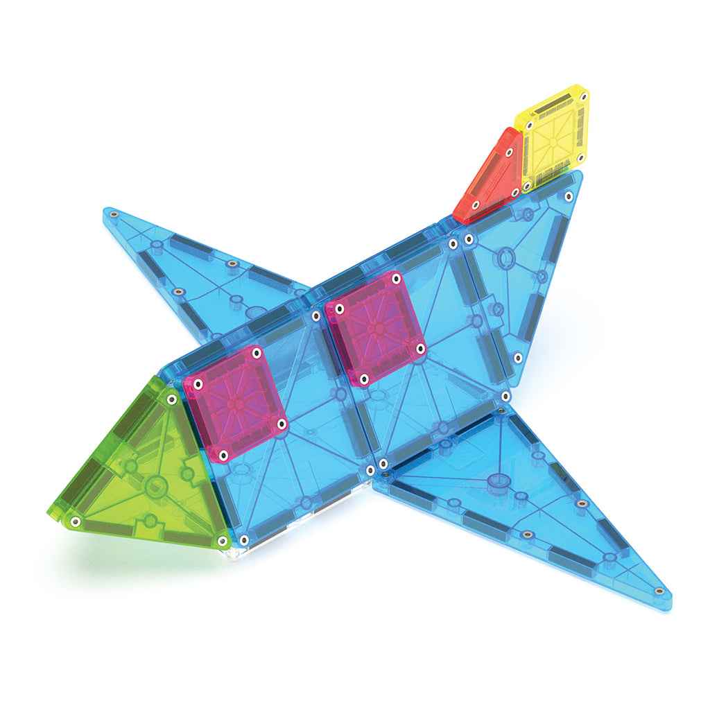 Magna-Tiles Magnetic Building Set, City Center - 110 Pieces