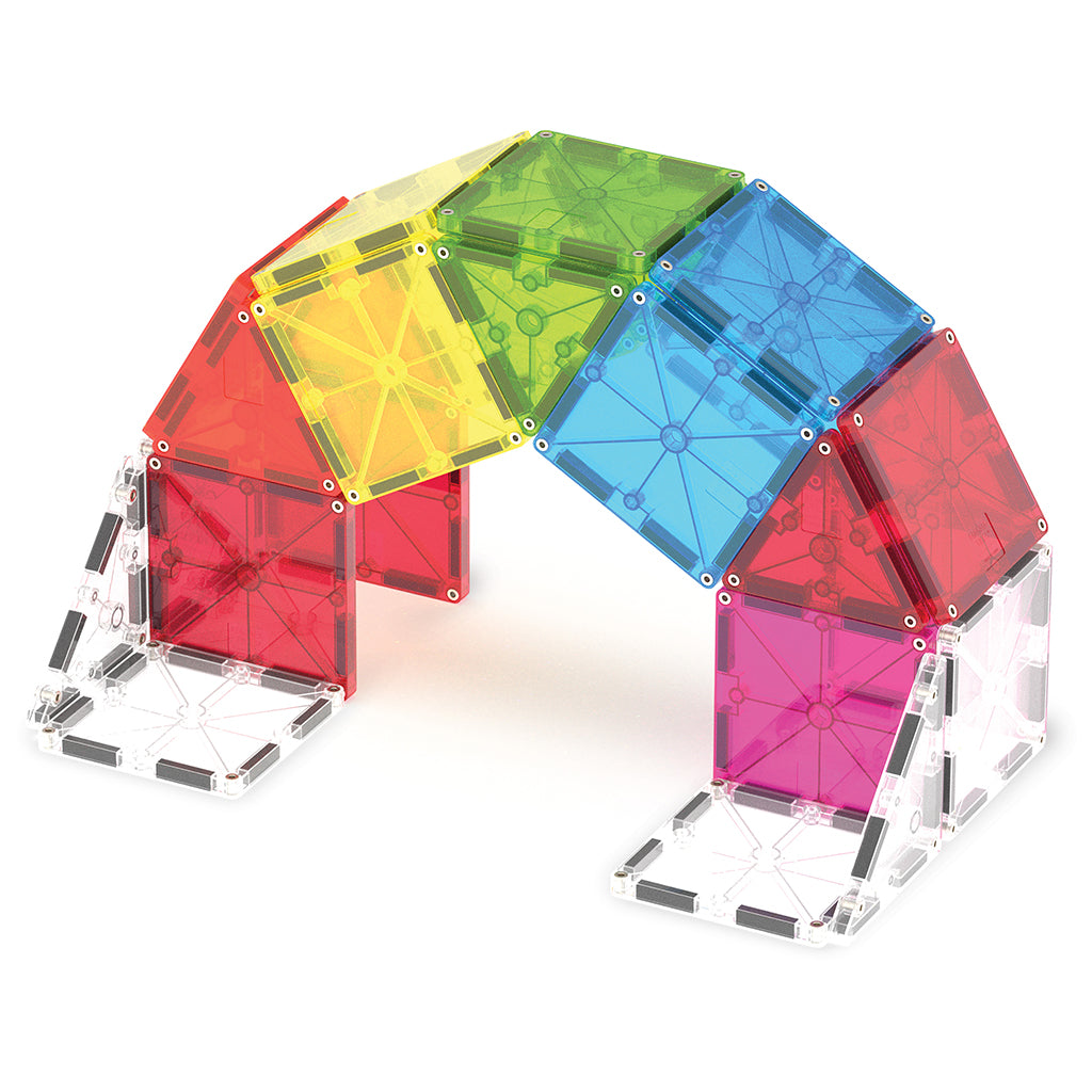 Magna-Tiles Magnetic Building Set, City Center - 110 Pieces