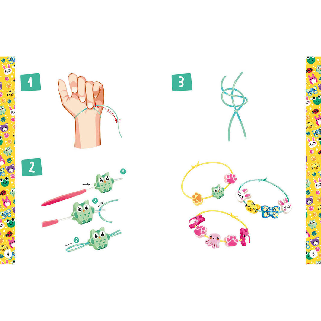 Auzou DIY, Cute Animal Jewelry, Medium Set