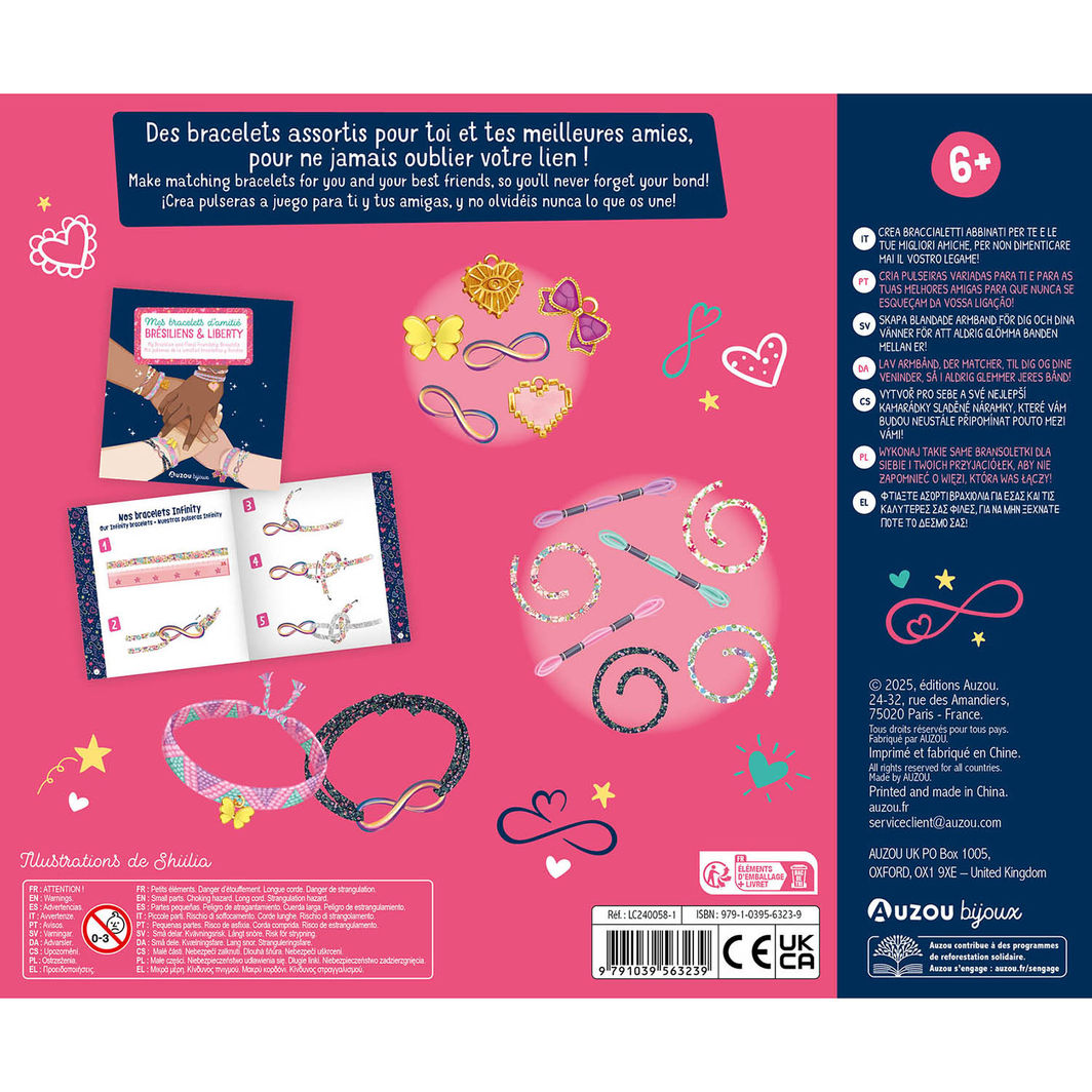 Auzou Jewellery Factory, Brazilian and Friendship Bracelets – Deluxe Set