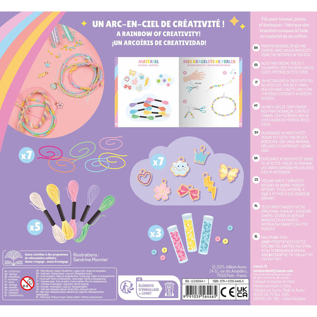 Auzou DIY, Jewellery Factory - Rainbow Bracelet Kit