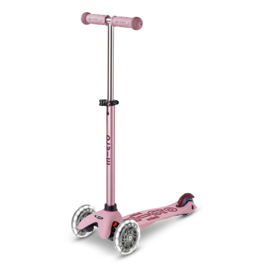 Micro Scooter, Mini Deluxe LED, Rock & Go - Dusty Rose