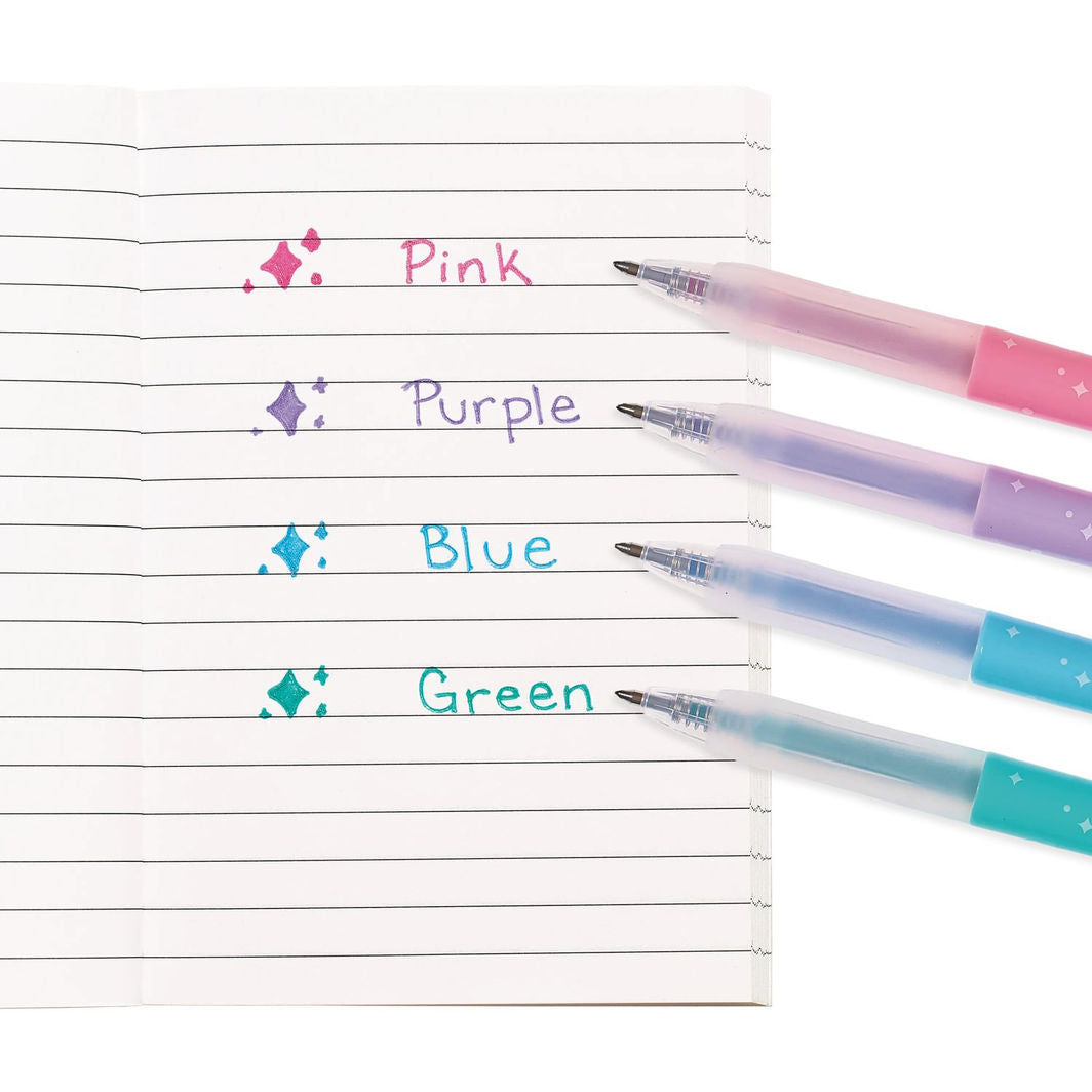 Ooly Gel Pen Set of 4, Oh My Glitter
