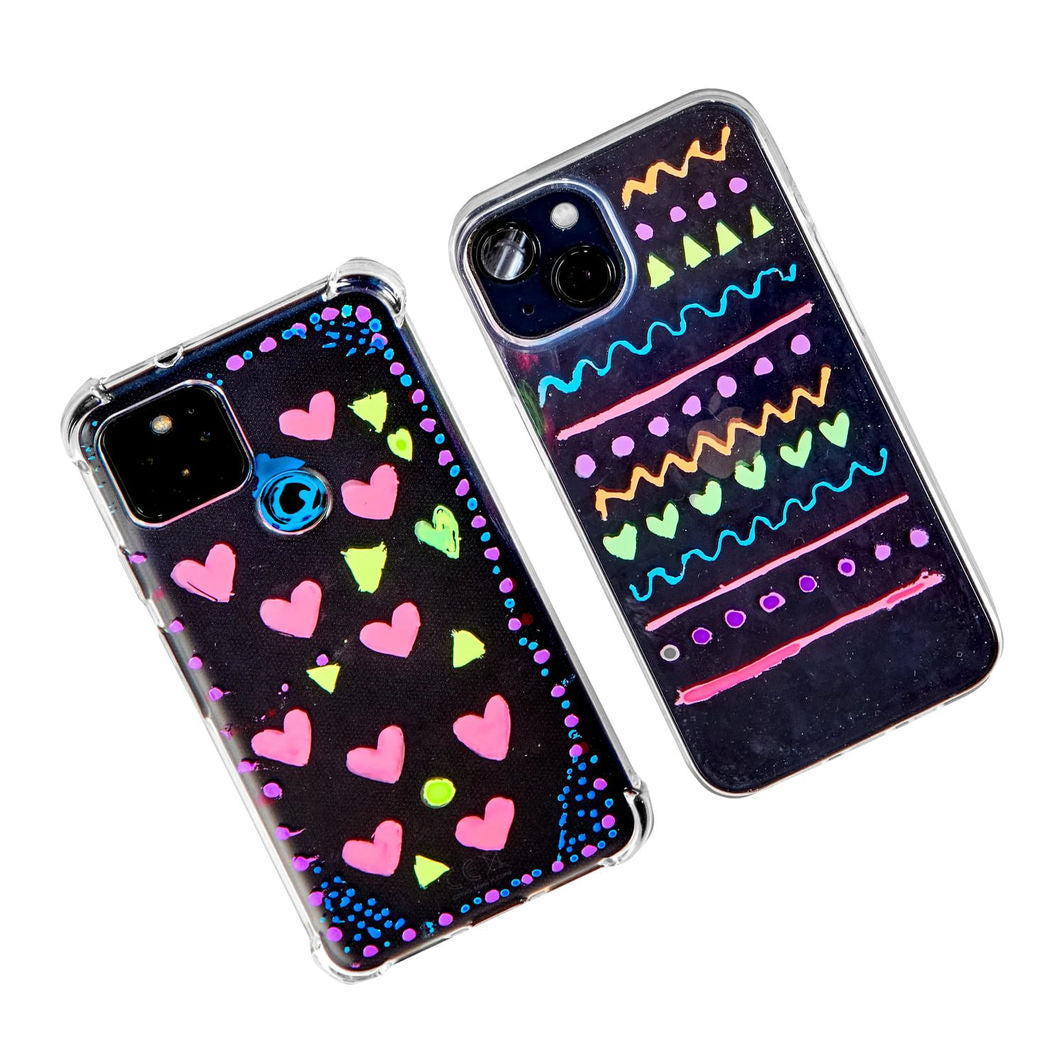 Ooly Gel Pen Set of 6, Multi-Surface Deco - Jelly Gloss Neon